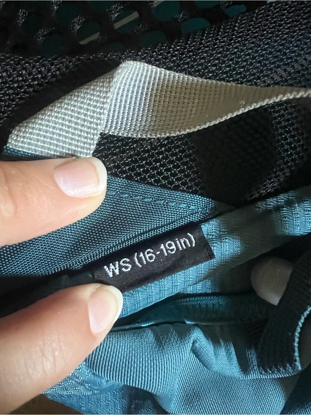 OSPREY AURA AG 50L Challenger Blue Anti-Gravity Backpack Hiking Outdoors 16-19in - Picture 8 of 14